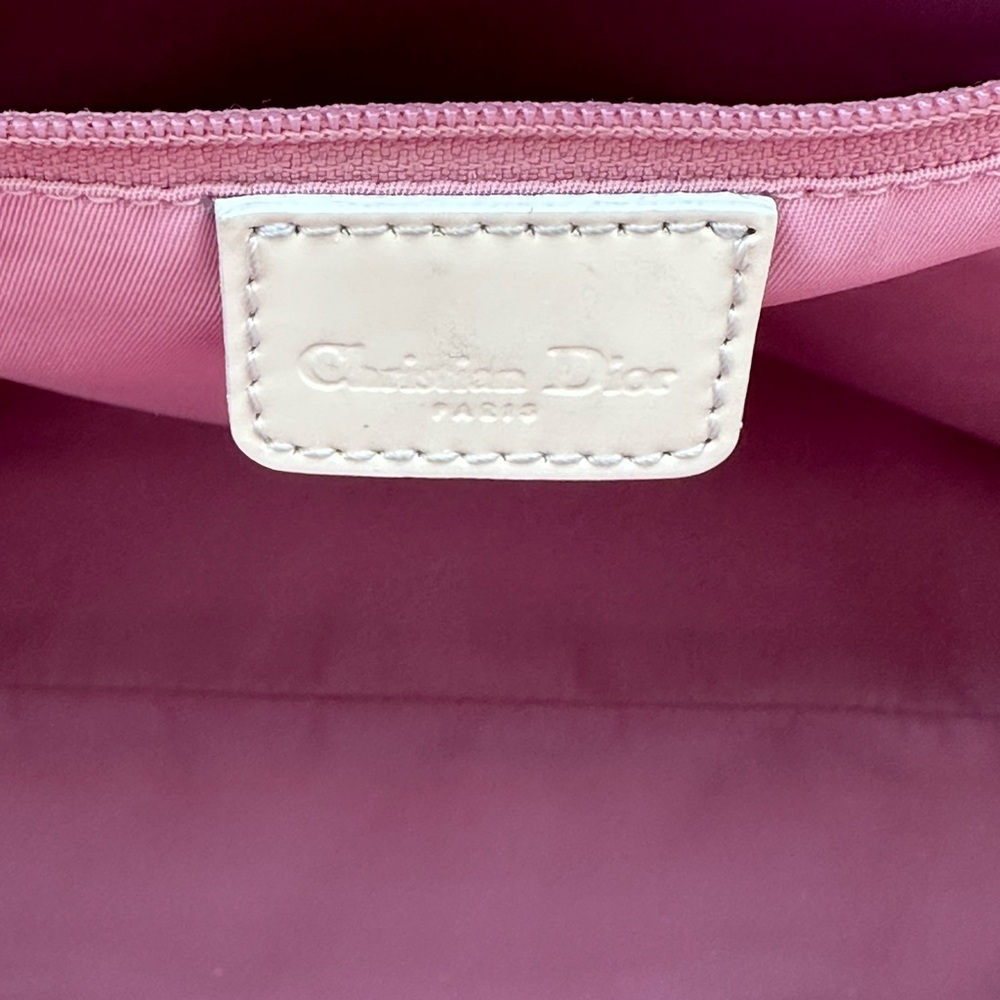 Christian Dior Pink Coated Canvas No. 2 Trotter Tote Bag. - Picture 2 of 16